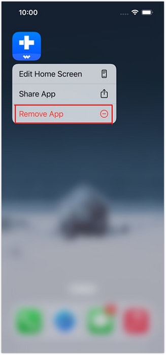 remove app