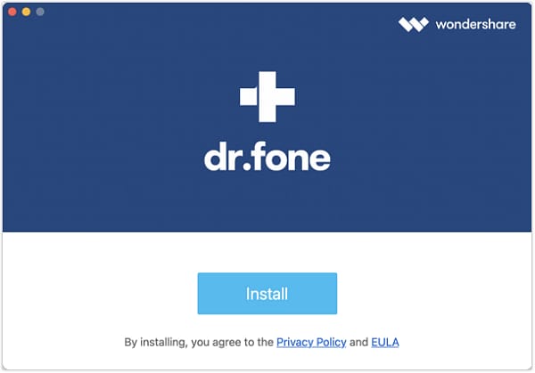 start installing Dr.Fone