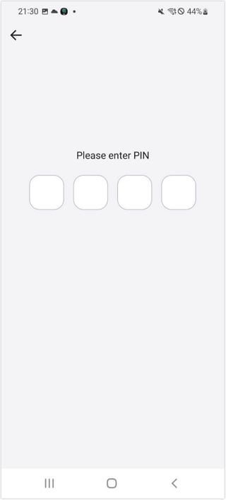 add pin for setting up