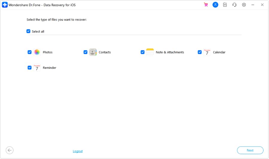 download icloud backup to recover deleted picture & messages