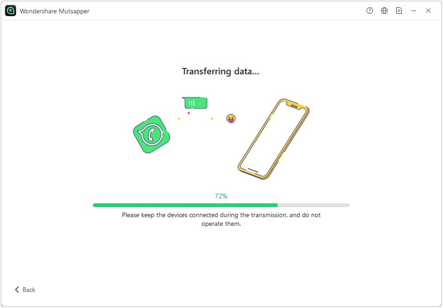 check transfer progress