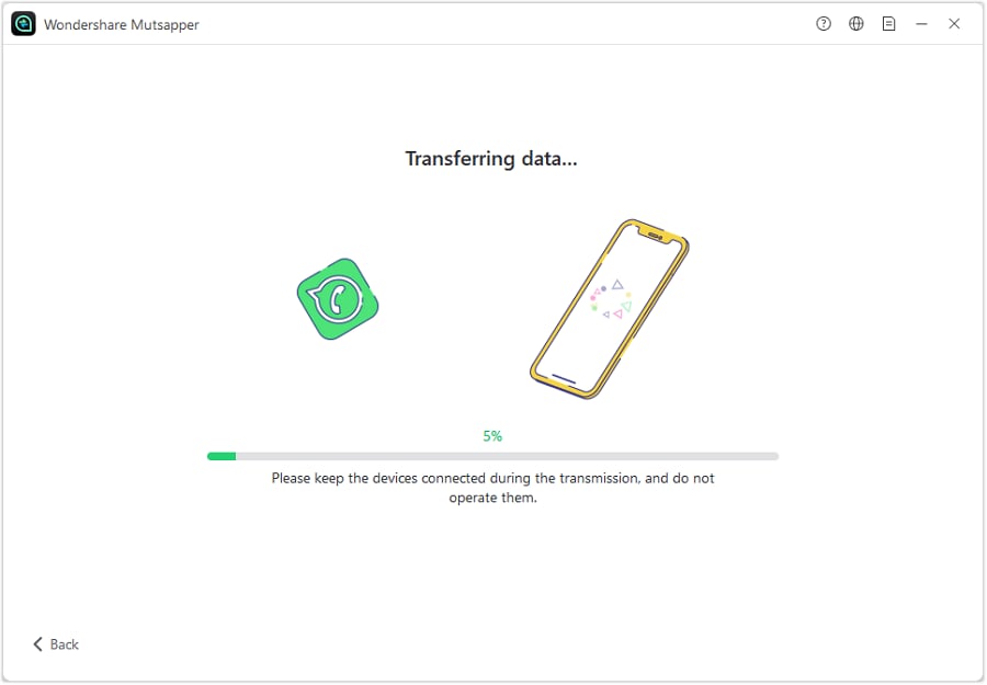 check transfer progress