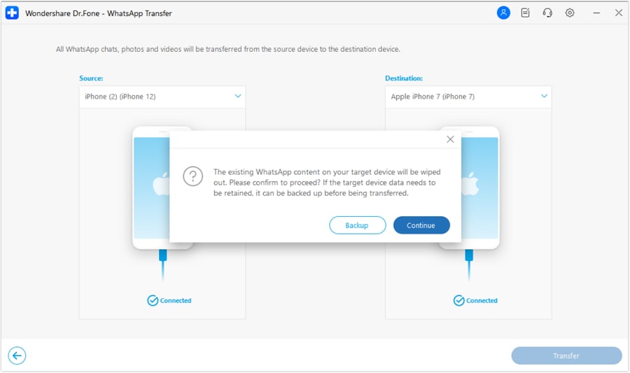 start ios to ios transfer