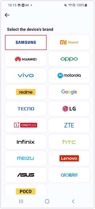 select device brand