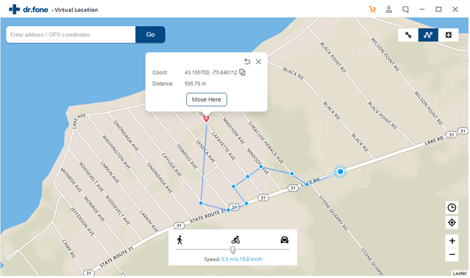 drfone virtual location