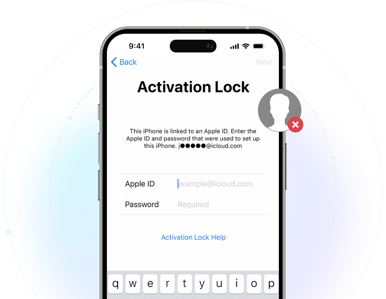 activation lock locked to previous owner