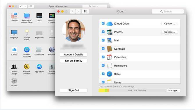 enable iCloud backup on Mac