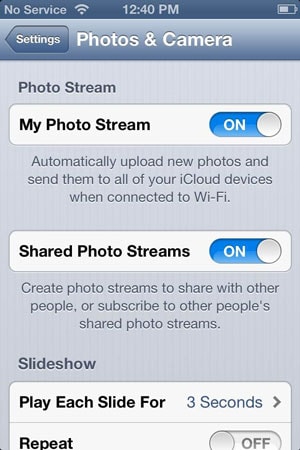 access iCloud photos