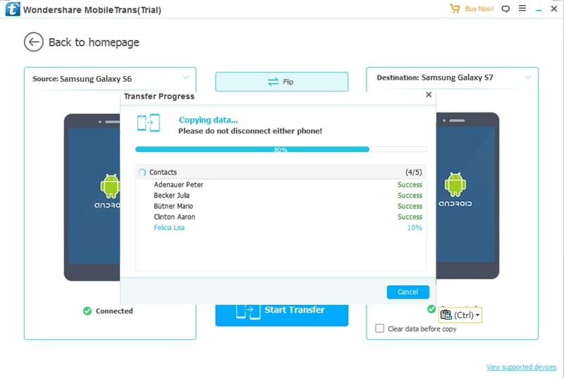 transfer files from Galaxy s6 to S7