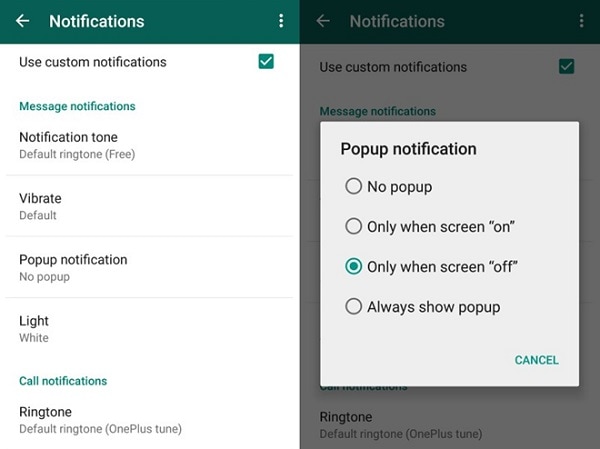 whatsapp notification settings