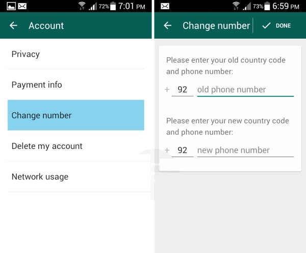 whatsapp setting steps