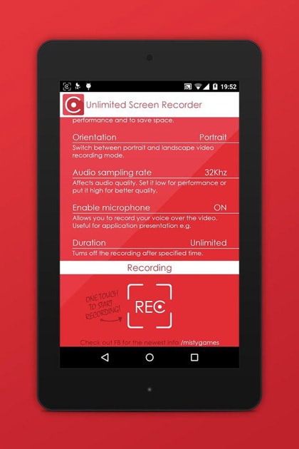 Video recorder voor Android