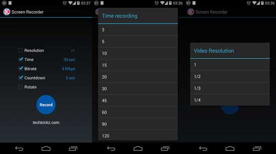 Screen Recorder For the Android