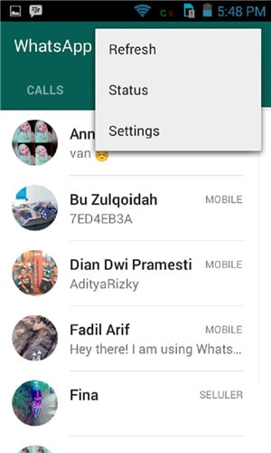 manage whatsapp contacts