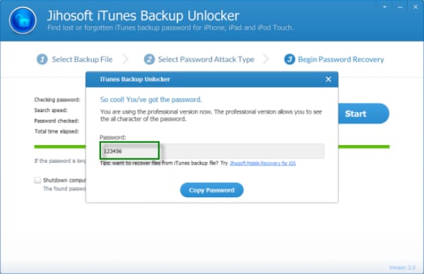 itunes encrypted backup