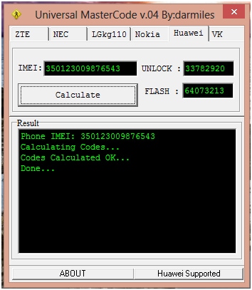 huawei modem unlocker-Universal Master Code