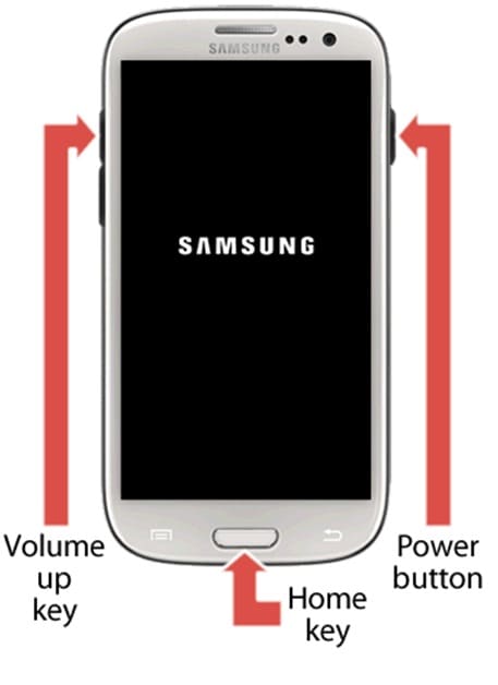 samsung galaxy black screen