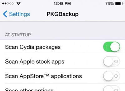 step 3 to backup jailbreak app