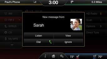 Ford sync iPhone - step 1 of Receiving iPhone Text Messages with Ford Sync