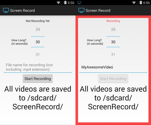 screen recorder voor kitkat