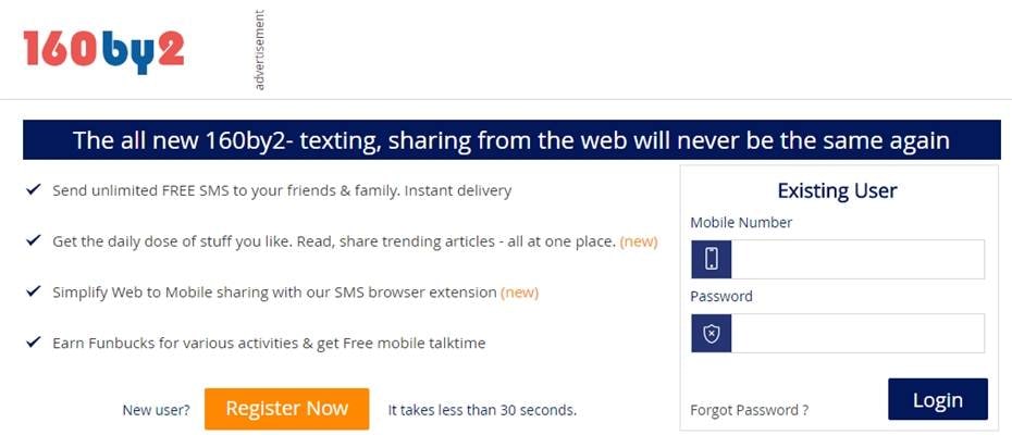 Top 10 Free SMS Websites to send SMS Online