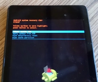 stuck at android system recovery