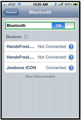 iphone bluetooth transfer