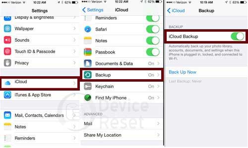 fabriek reset iphone tips