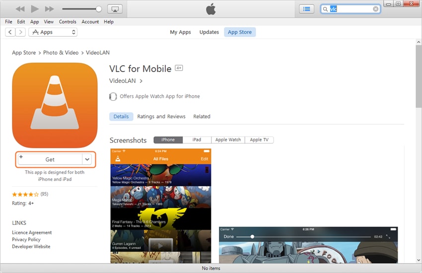 Tips for Using VLC for iPhone - Download VLC for iPhone to Computer