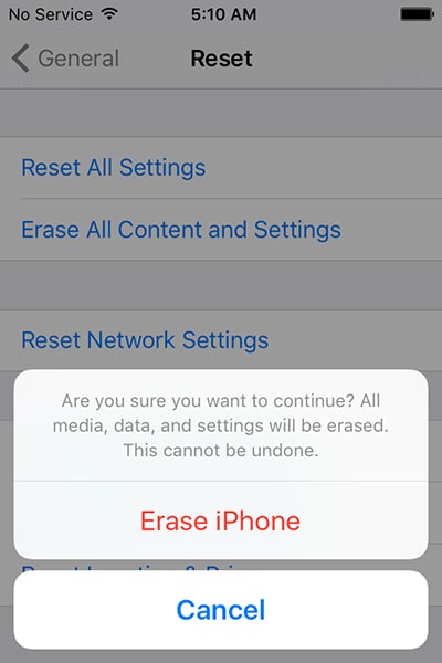 harde reset van iphone 4 zonder itunes