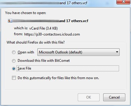 How to Export iCloud Contacts to Outlook