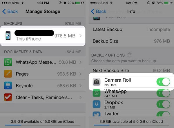 fix a stuck icloud backup restore