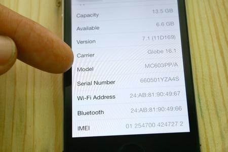 how to identify refurbished iPhone 5c