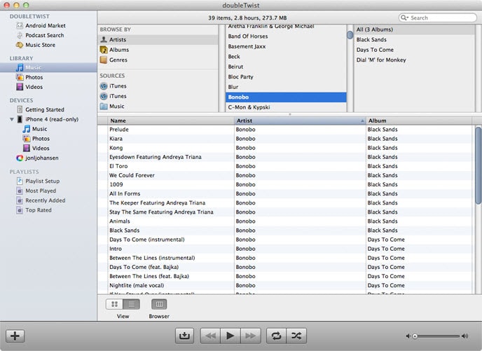 alternatives to itunes 9