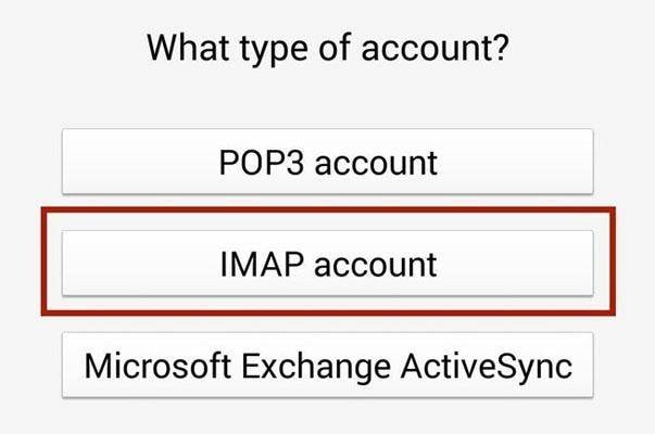 step 3 to set up iCloud account on Android