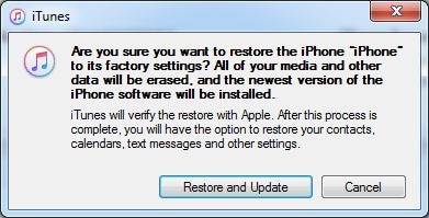 reset iphone zonder wachtwoord via iTunes