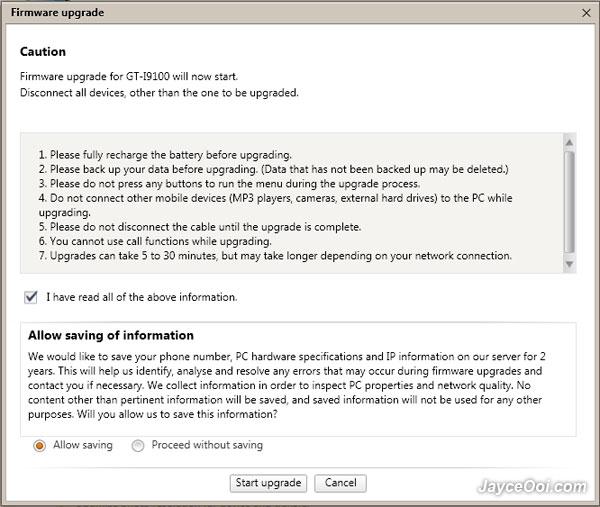 samsung kies update firmware