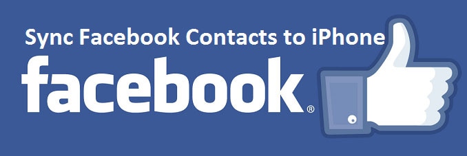 sync facebook contacts to iphone