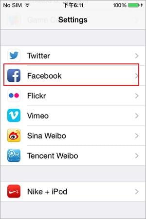 sync facebook contacts with iphone