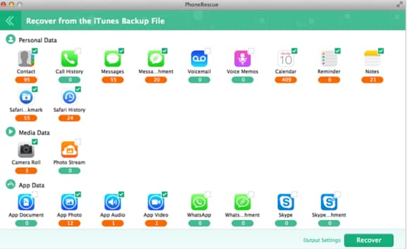 iOS backup software - PhoneRescue