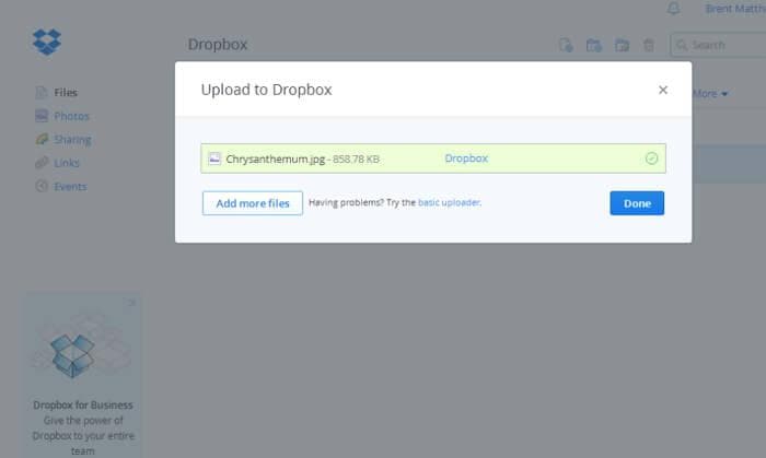 Transfer Photos from Computer to iPad with Dropbox