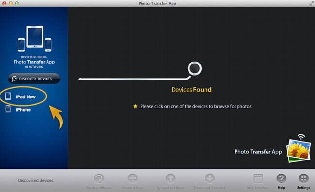 transfer photo from mac to ipad with app