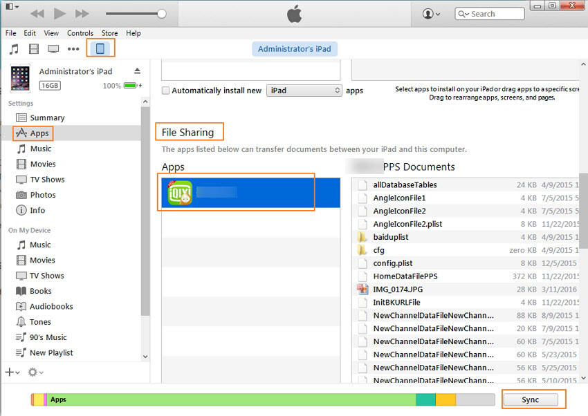 Transfer Files from PC to iPhone with iTunes 