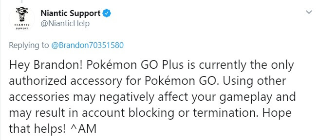 niantic gotcha warning