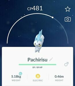 pachirisu pokemon go statistieken