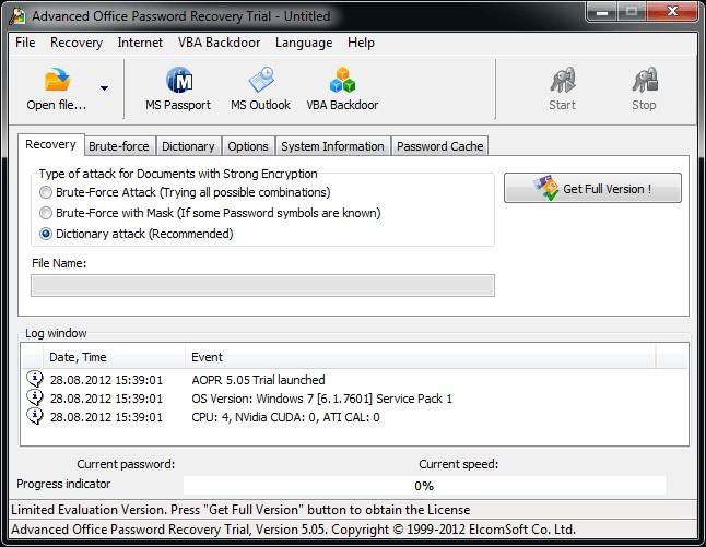 advanced office password recovery 04